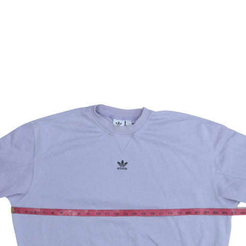 Womens UK Size 8 adidas Purple Pullover Sweatshirt