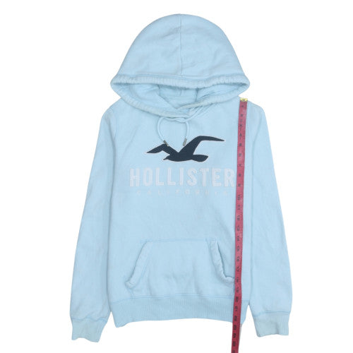 Womens UK Size XS Hollister Blue Pullover Hoodie