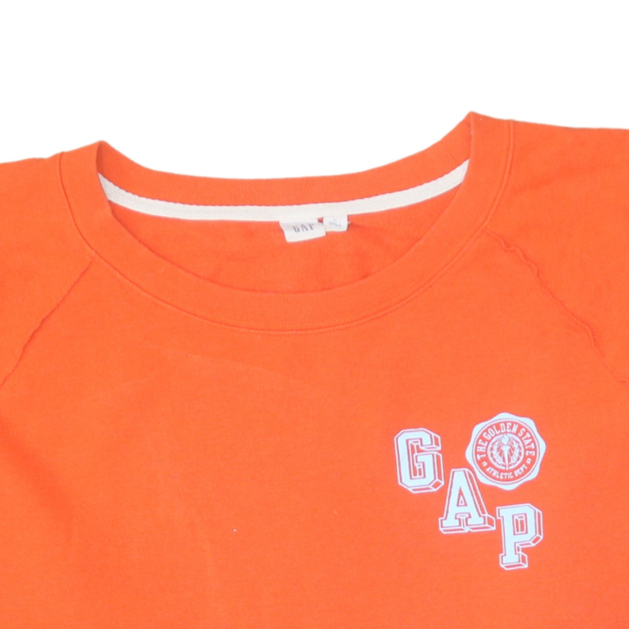 Womens UK Size XL Gap Orange Pullover Sweatshirt