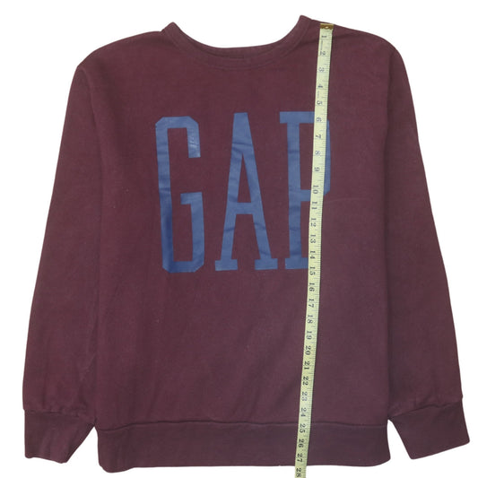 Womens UK Size XL Gap Red Pullover Sweatshirt