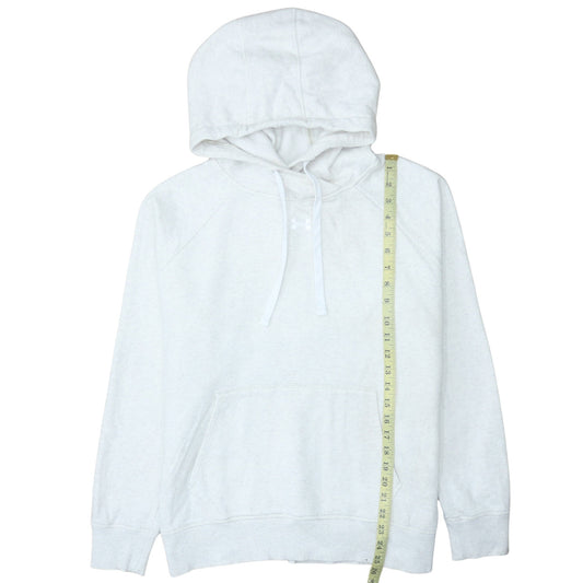 Mens UK Size L Under armour White Pullover Hoodie
