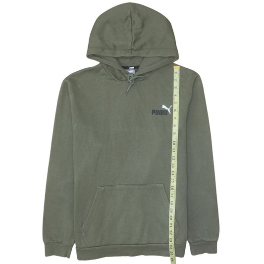 Mens UK Size L PUMA Green Pullover Hoodie