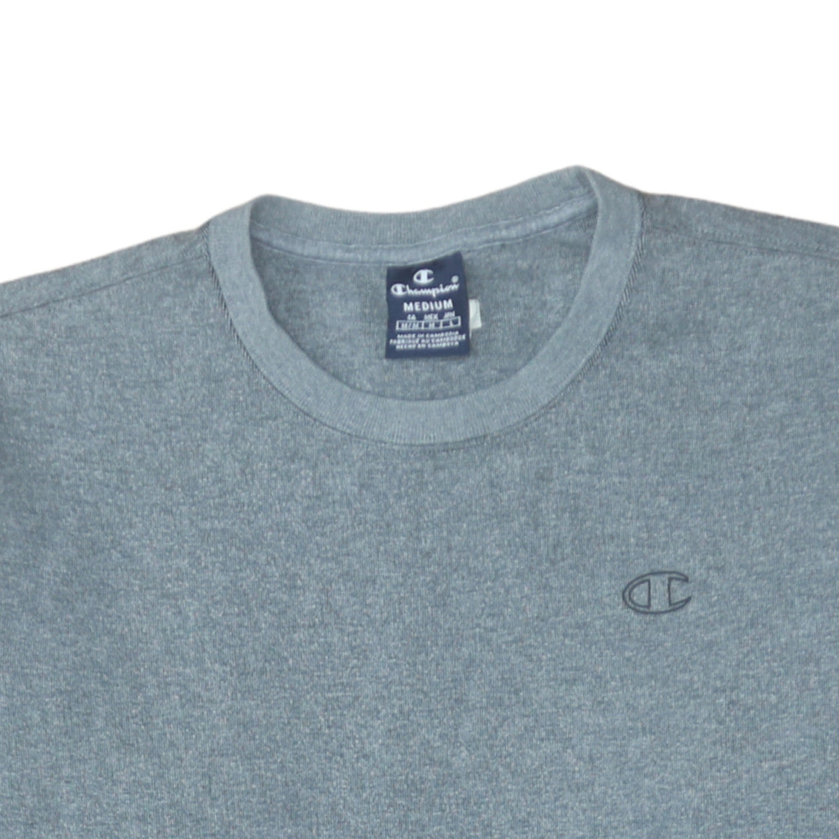 Mens UK Size M Champion Grey Pullover Sweatshirt