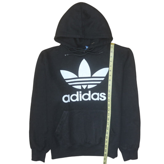 Mens UK Size M adidas Black Pullover Hoodie
