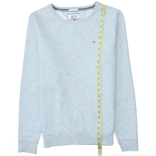 Mens UK Size M Tommy Hilfiger Grey Pullover Sweatshirt
