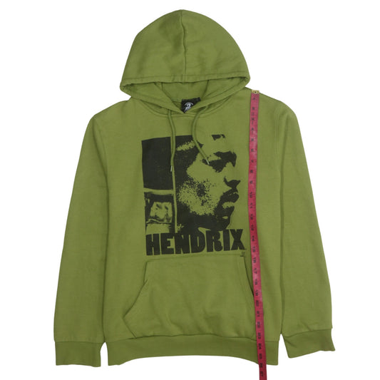 Mens UK Size L Authentic Hendrix Green Pullover Hoodie