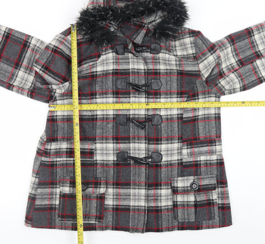Womens UK Size 18 Be Beau Grey Duffle Coat