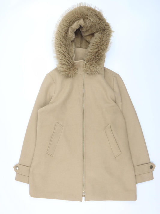 Womens UK Size 12 Primark Beige Parka Coat