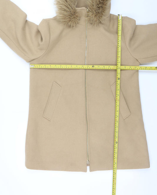 Womens UK Size 12 Primark Beige Parka Coat