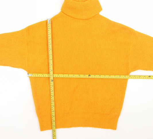 Womens UK Size XS River Island Yellow Pullover Jumper