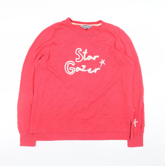 Womens UK Size 10 Principles Red Pullover Jumper