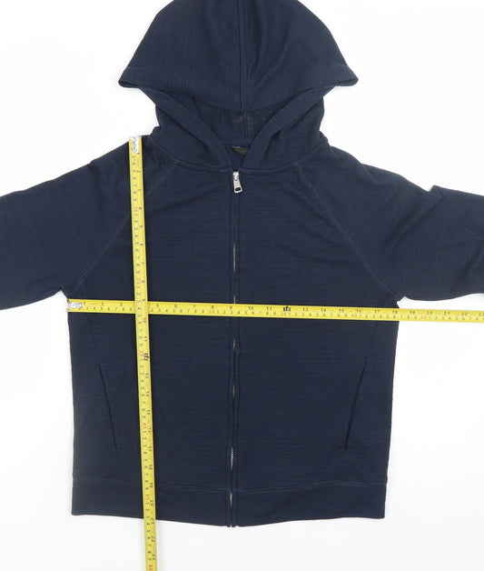 Mens UK Size XS NEXT Blue Full Zip Hoodie