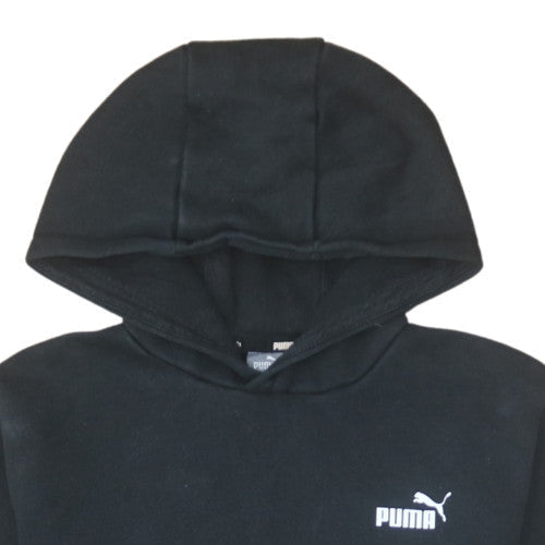 Additional view of Puma boys’ black xl hoodie pullover fleece lined casual sweatshirt