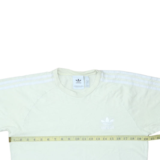 Adidas Men's White Short Sleeve Crew Neck Sports T-Shirt M