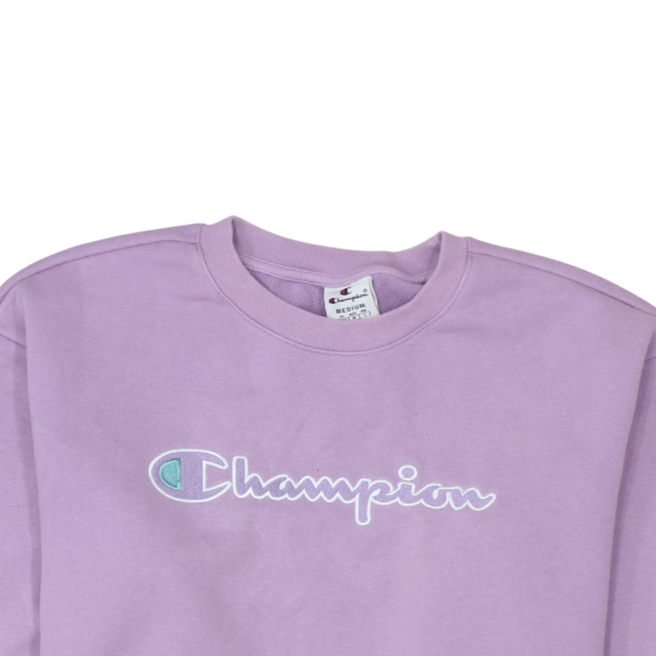 Womens UK Size M Champion Purple Pullover Sweatshirt