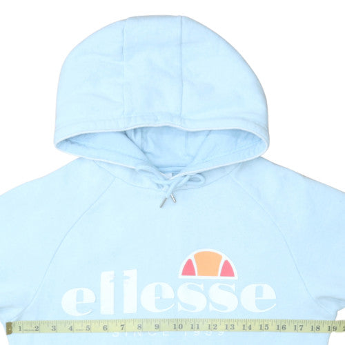 Womens UK Size XS ellesse Blue Pullover Hoodie
