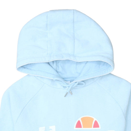 Womens UK Size XS ellesse Blue Pullover Hoodie