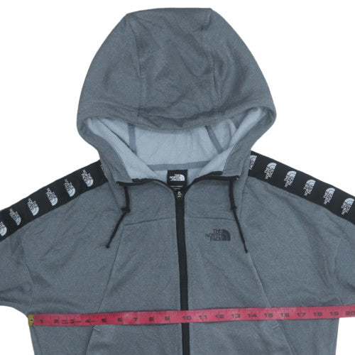 Womens UK Size M The North Face Grey Full Zip Hoodie
