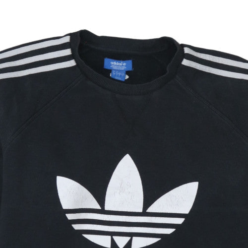 Mens UK Size L adidas Black Pullover Sweatshirt