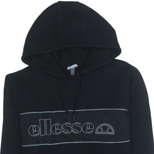 Mens UK Size L ellesse Black Pullover Hoodie