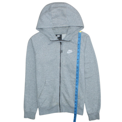 Mens UK Size S Nike Grey Full Zip Hoodie