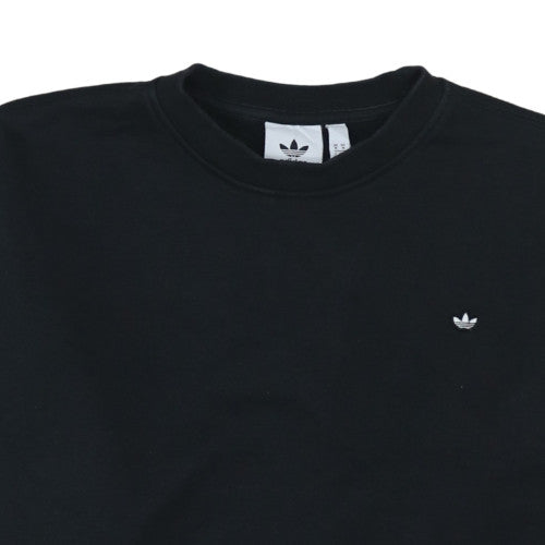 Mens UK Size M adidas Black Pullover Sweatshirt