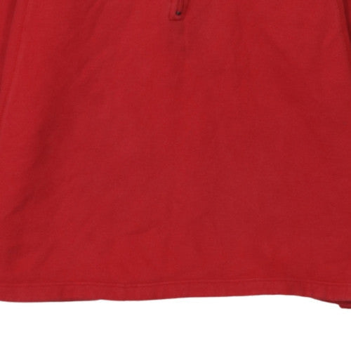Mens UK Size L Nike Red Pullover Sweatshirt