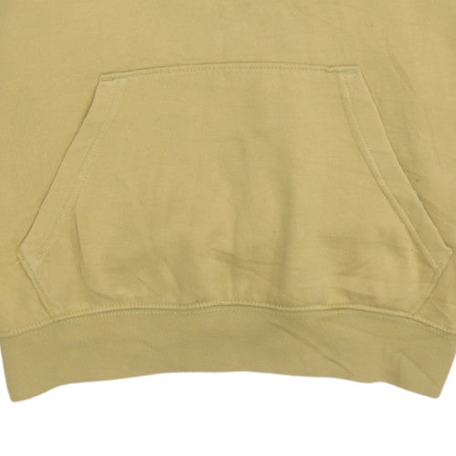 Mens UK Size M Quiksilver Beige Pullover Hoodie