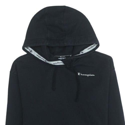 Mens UK Size S Champion Black Pullover Hoodie