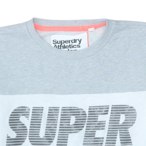 Mens UK Size XS Superdry Grey Pullover Sweatshirt