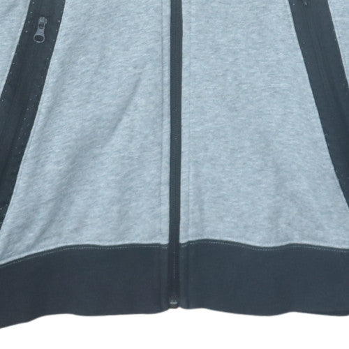 Mens UK Size S Nike Grey Full Zip Hoodie