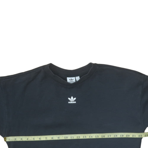 Womens UK Size 8 adidas Black Pullover Sweatshirt