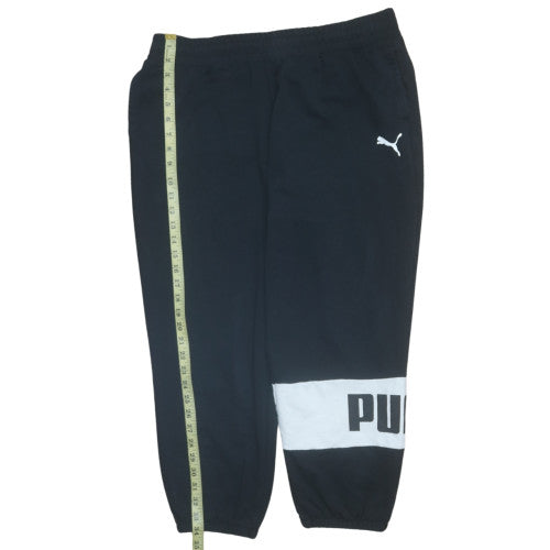 Womens UK Size XL PUMA Regular Fit Jogger Black Trousers