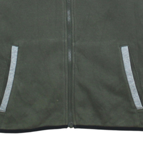 Additional view of Nike boys’ olive & grey full zip hoodie sweatshirt xl 13-15 years hooded