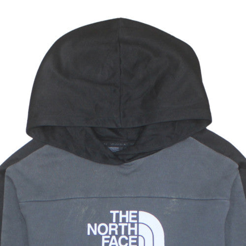 Additional view of The North Face boys’ black/grey pullover hoodie xl cotton blend casual