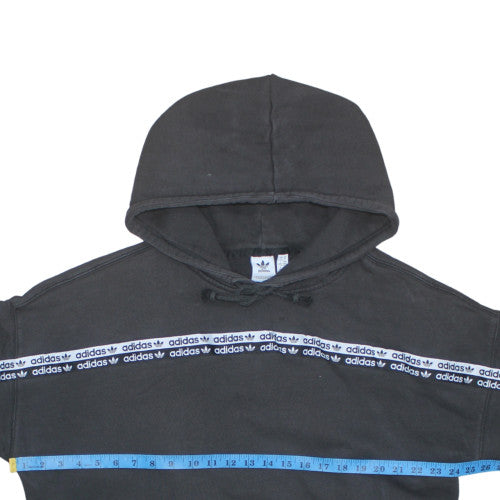 Womens UK Size 14 adidas Black Pullover Hoodie