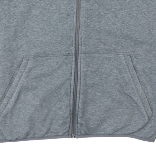 Mens UK Size XL PUMA Grey Full Zip Hoodie