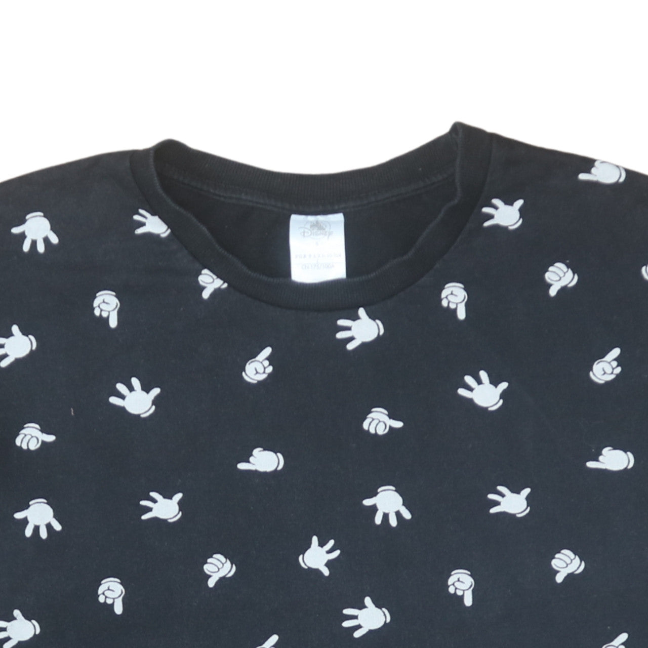 Womens UK Size 14 Disney Black Pullover Sweatshirt