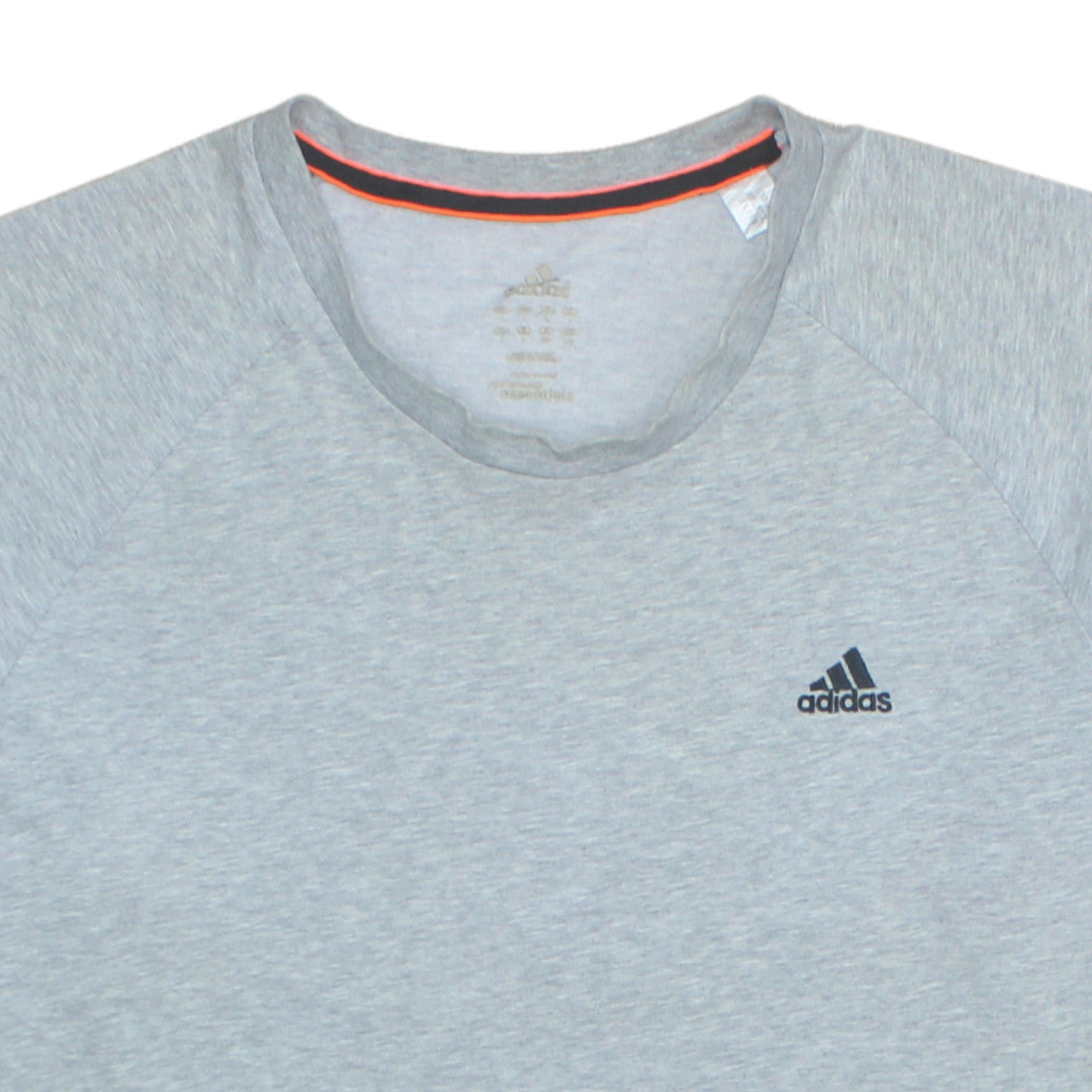 Additional view of Adidas Men's Grey Crew Neck Short Sleeve Sports T-Shirt Medium