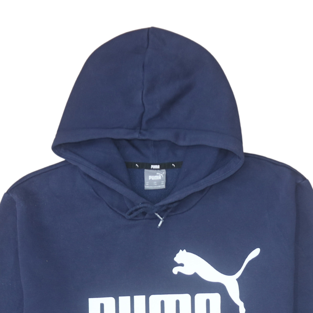 Mens UK Size 2XL PUMA Blue Pullover Hoodie