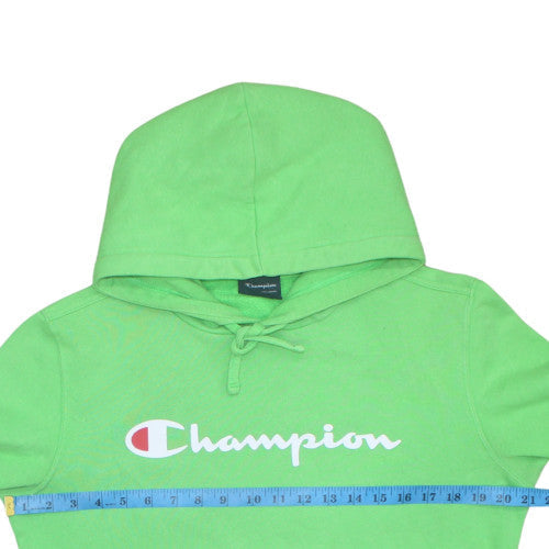 Mens UK Size S Champion Green Pullover Hoodie