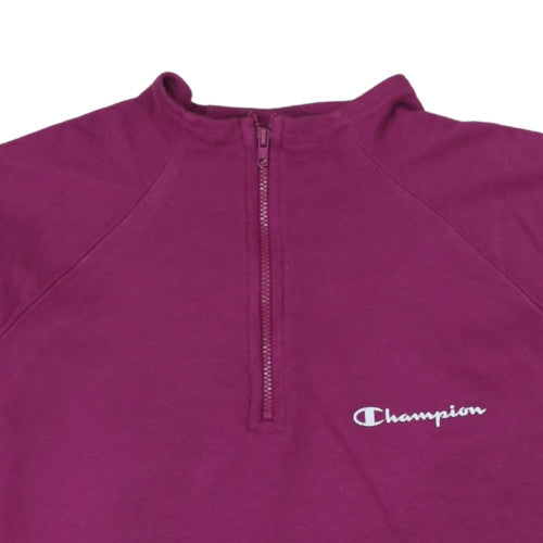 Womens UK Size L Champion Purple Pullover Sweatshirt