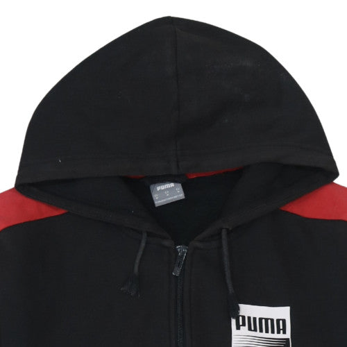 Mens UK Size M PUMA Black Full Zip Hoodie