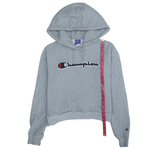 Womens UK Size XS Champion Grey Pullover Hoodie