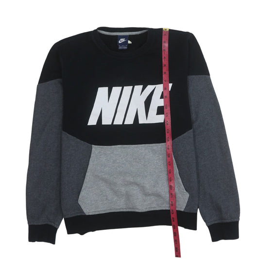 Mens UK Size M Nike Black Pullover Sweatshirt