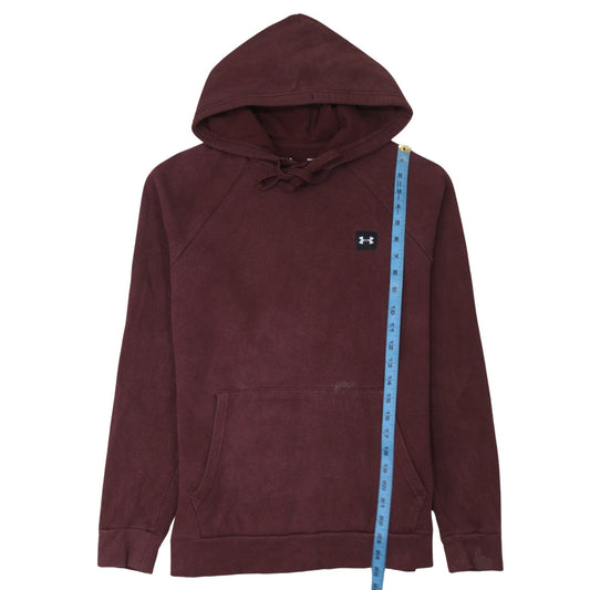 Mens UK Size S Under armour Brown Pullover Hoodie