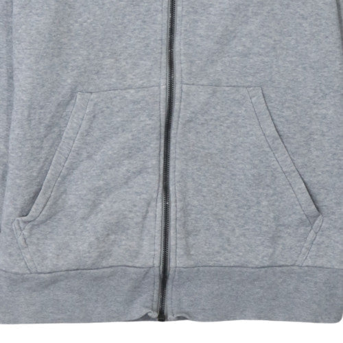 Mens UK Size S adidas Grey Full Zip Hoodie