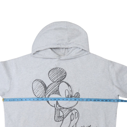 Womens UK Size 2XL Disney Grey Pullover Hoodie