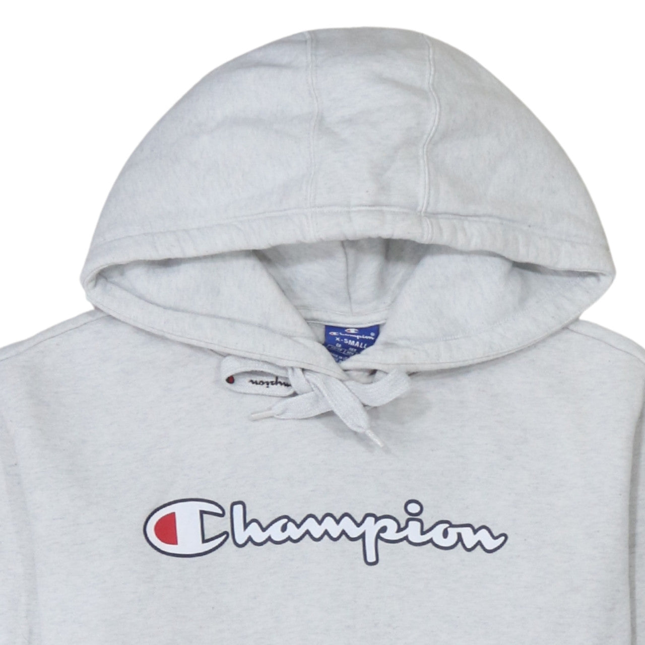 Mens UK Size XS Champion Grey Pullover Hoodie