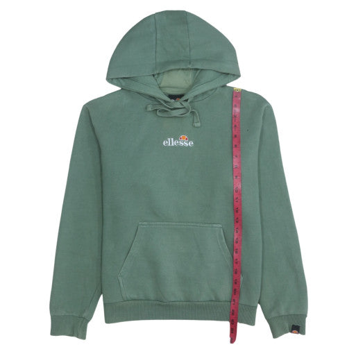 Womens UK Size 10 ellesse Green Pullover Hoodie